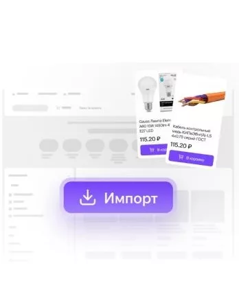 Импорт товаров из 1С