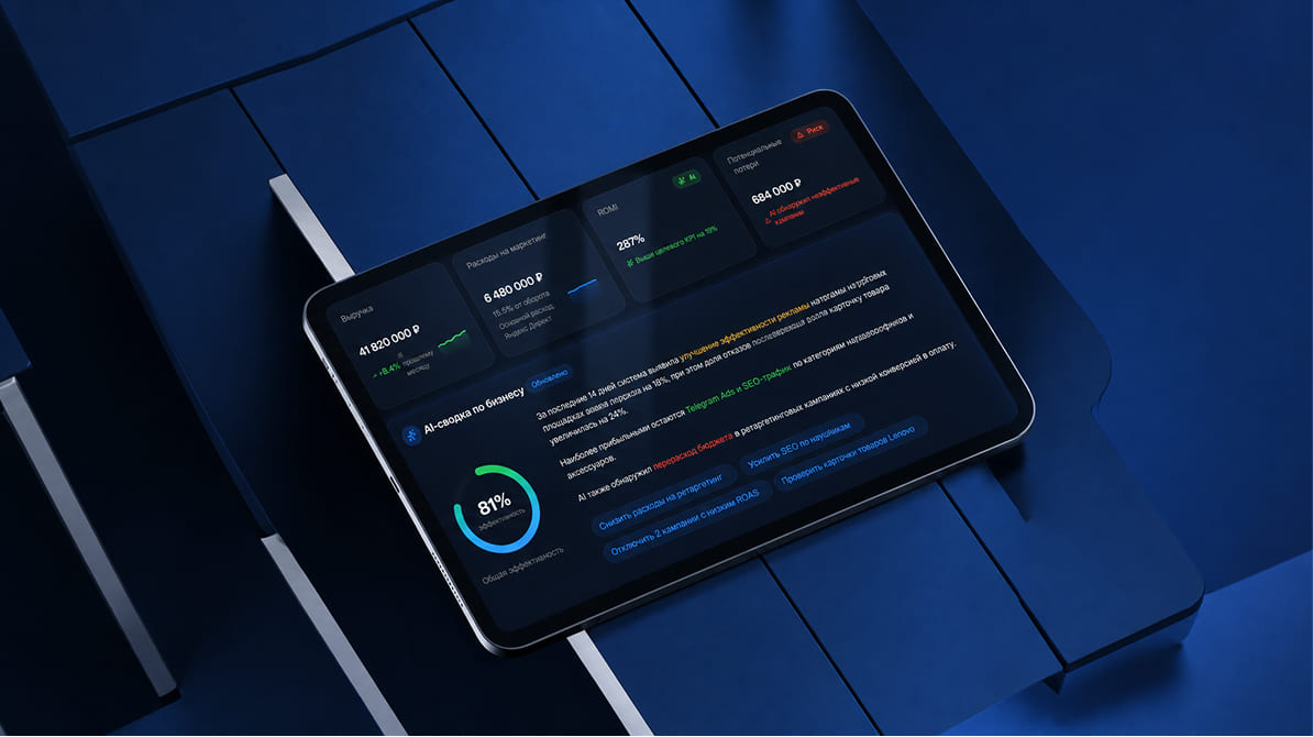 AI-платформа для контроля эффективности маркетинга
