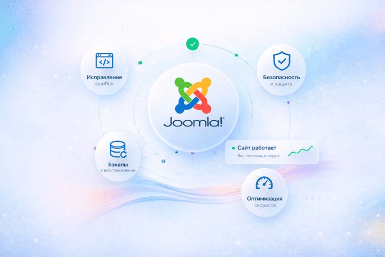 Профессиональная поддержка сайтов на Joomla